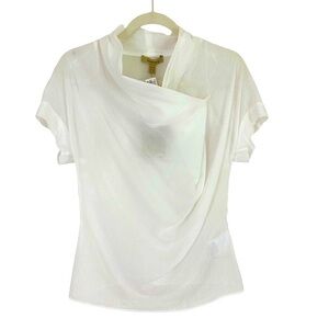 NWT Bandolera drapped blouse